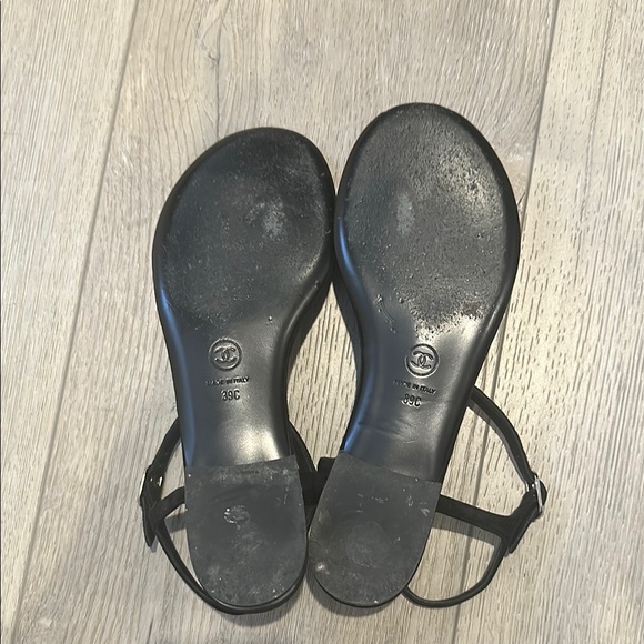 Chanel Black Sandals for Women - Picture 9 of 11